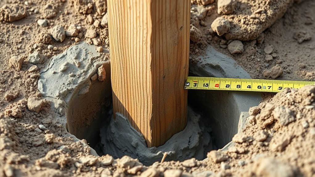 concrete volume per post