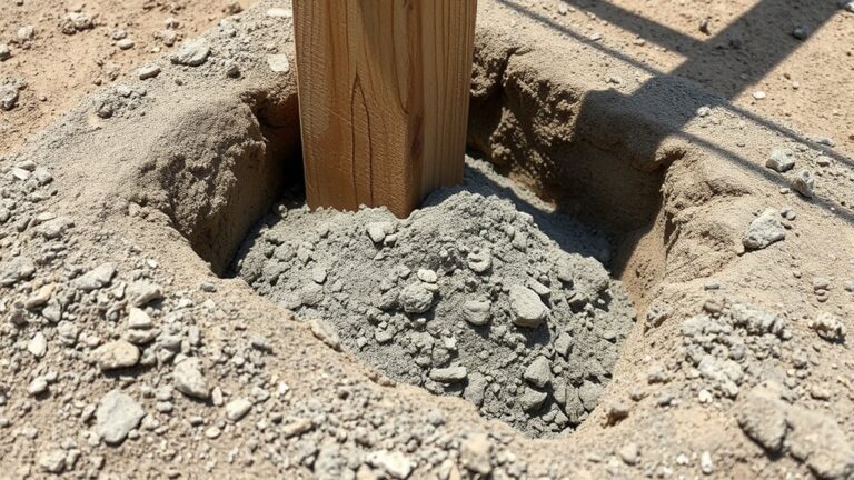 concrete volume per post