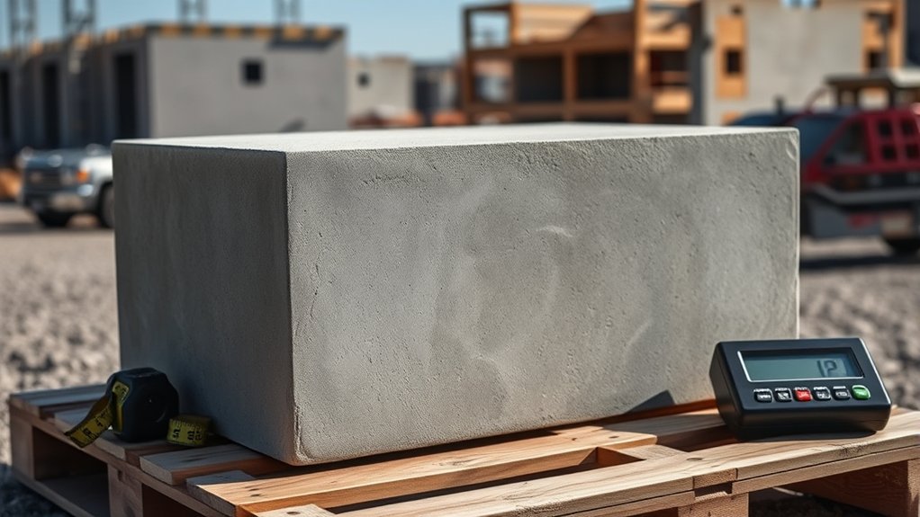 concrete weight per volume