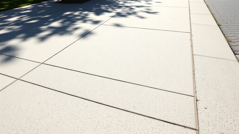 difference between sidewalk materials