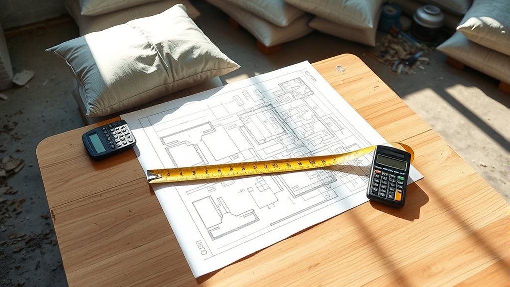 measure calculate add wastage