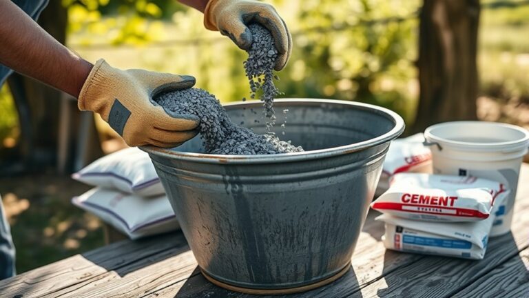 mixing concrete instructions
