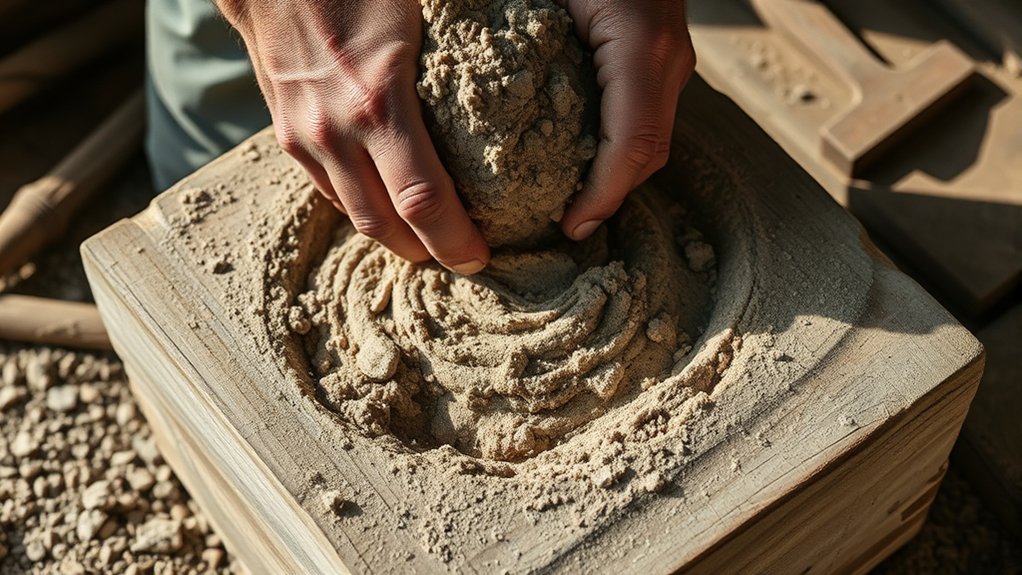 pour swiftly use molds
