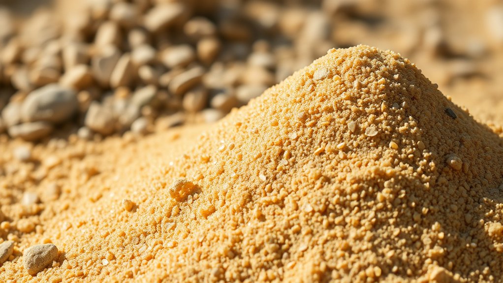 sand improves concrete finish