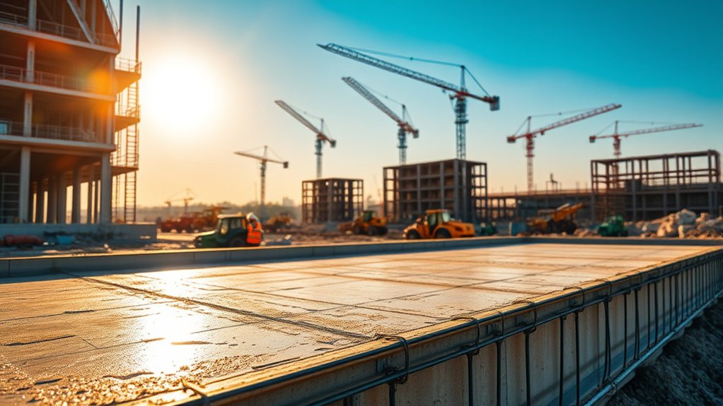uses of concrete materials